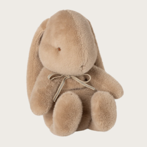 Peluche lapin doux l Medium l Crème pêche