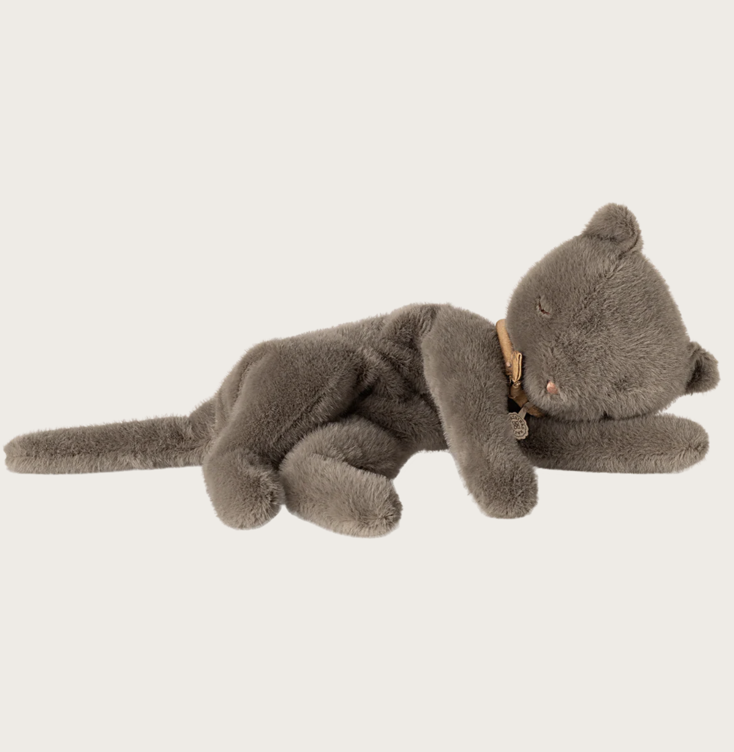 Peluche chaton doux l Gris