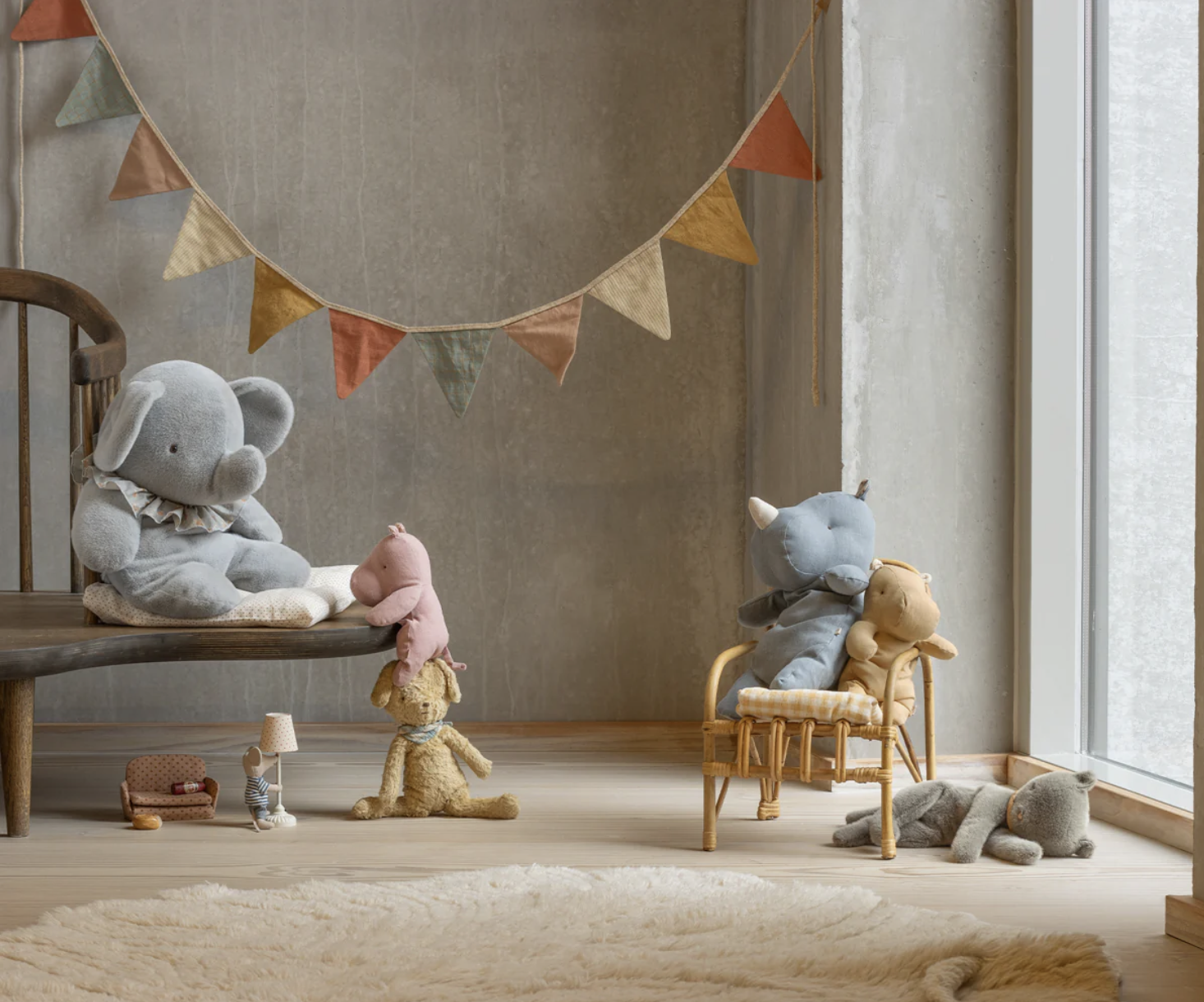 Peluche chaton doux l Gris – Image 2