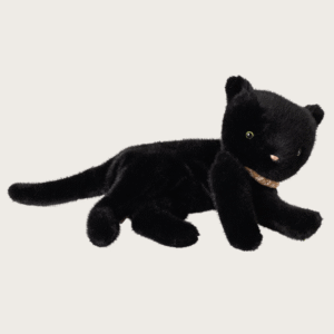Peluche chaton doux l Noir