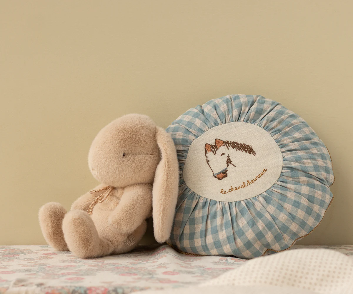 Peluche lapin doux l Beige latte
