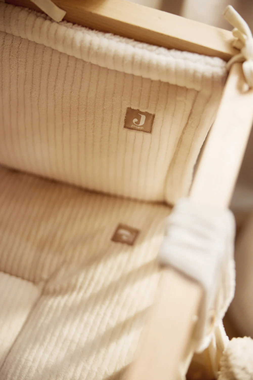 Tour de lit / parc Oeko-tex l Cosy Knit l Ivoire