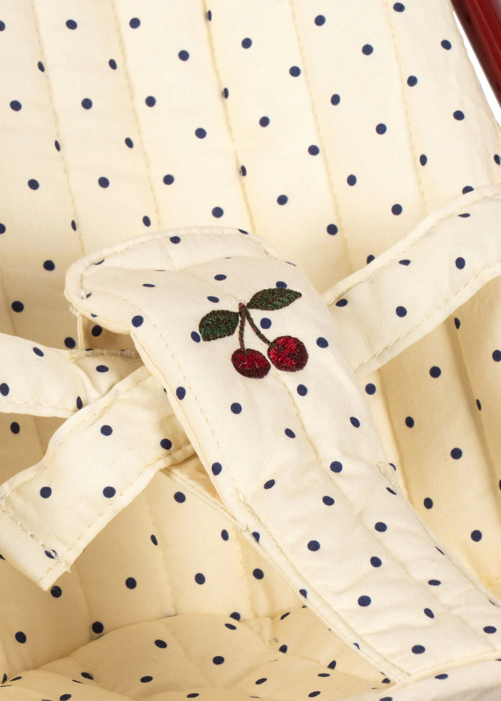 Poussette poupon vintage en coton bio l Estate dot – Image 5