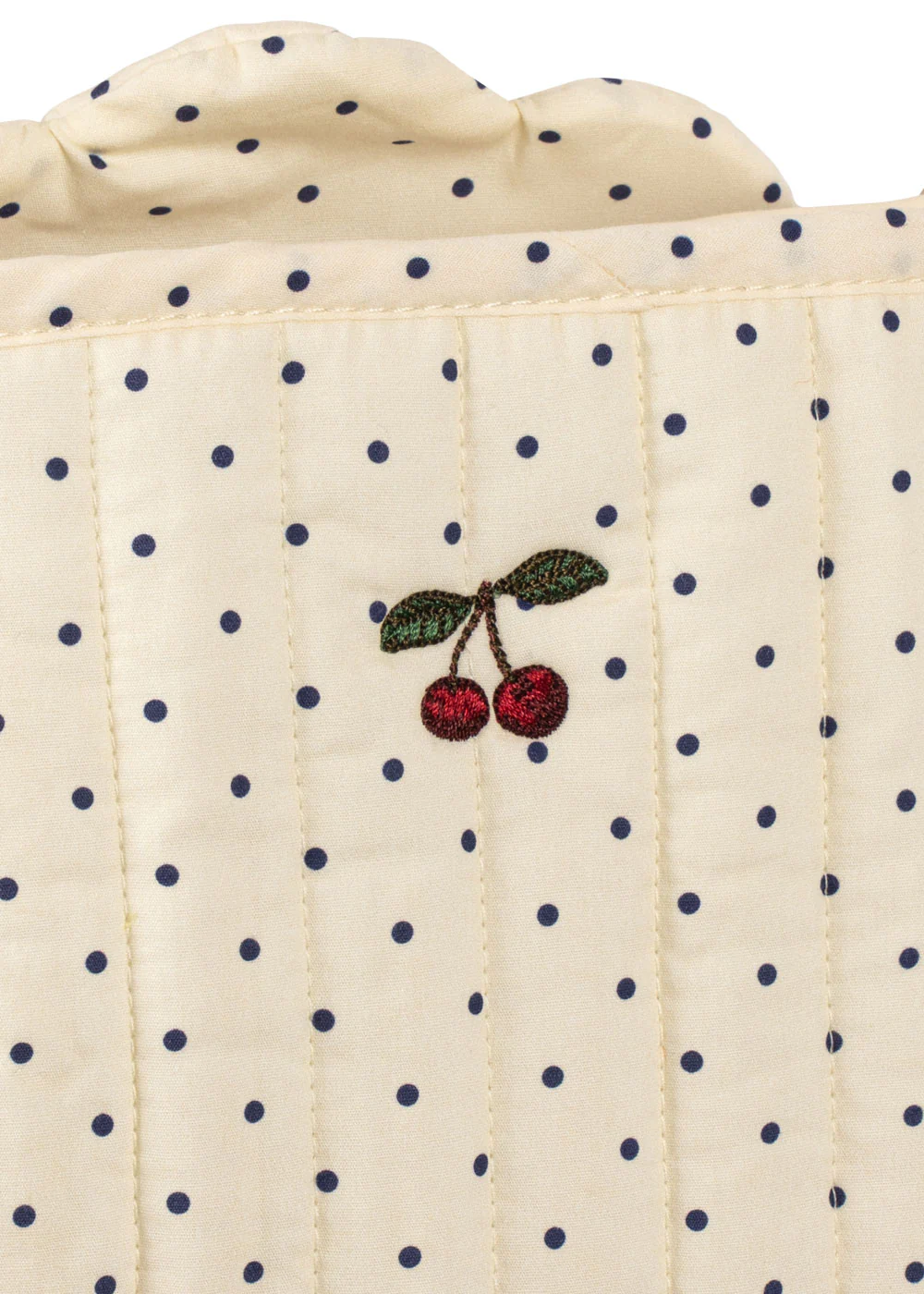 Poussette poupon vintage en coton bio l Estate dot – Image 3