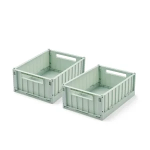 Caisse de rangement l Lot de 2 l Weston l Taille S l Light peppermint