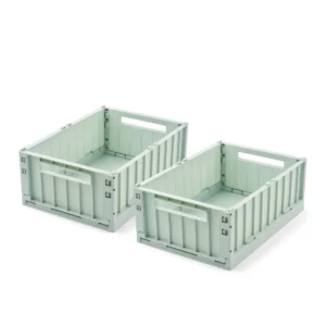 Caisse de rangement l Lot de 2 l Weston l Taille M l Light peppermint