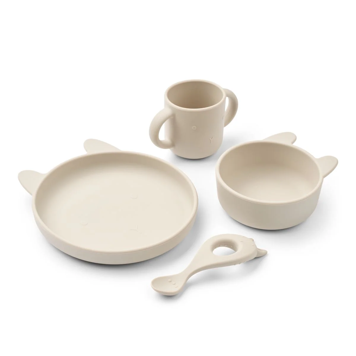 Ensemble repas en silicone l Vivi l Rabbit Sandy