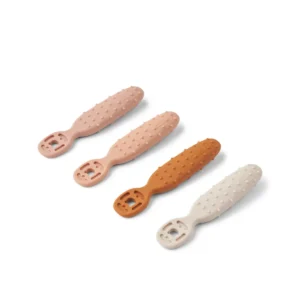 Lot de 4 cuillères d&rsquo;apprentissage l Caelia l Pale tuscany multi mix
