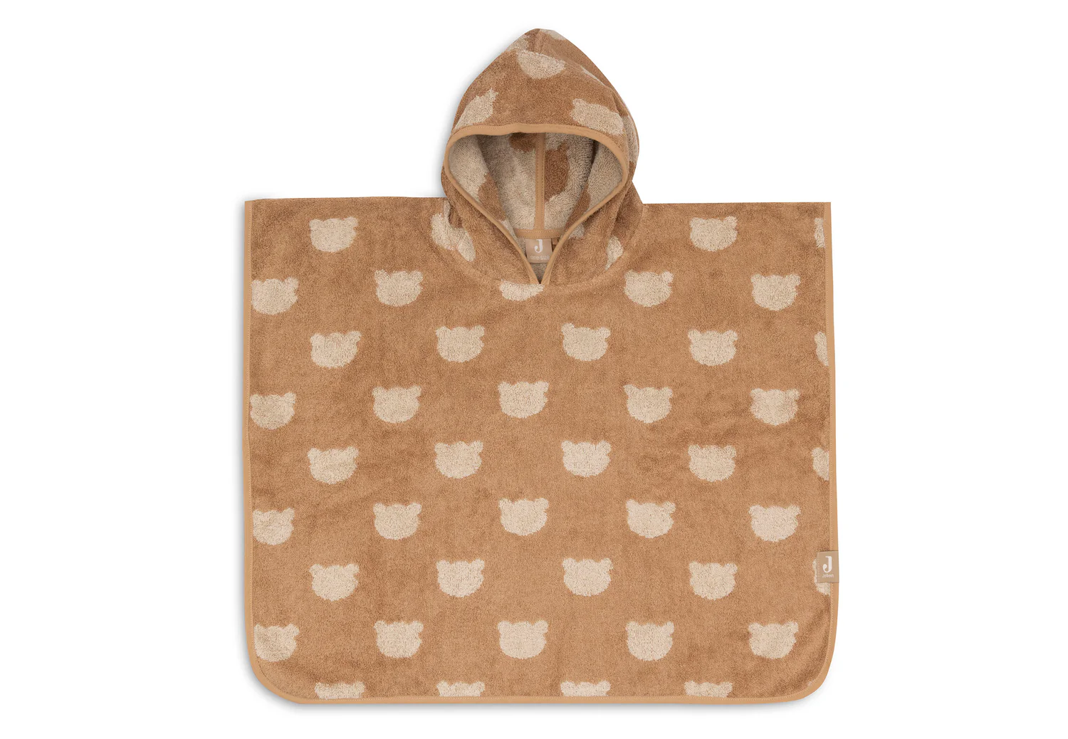 Poncho de bain éponge jacquard Oeko-Tex réversible l (1-4 ans) l Teddy Bear