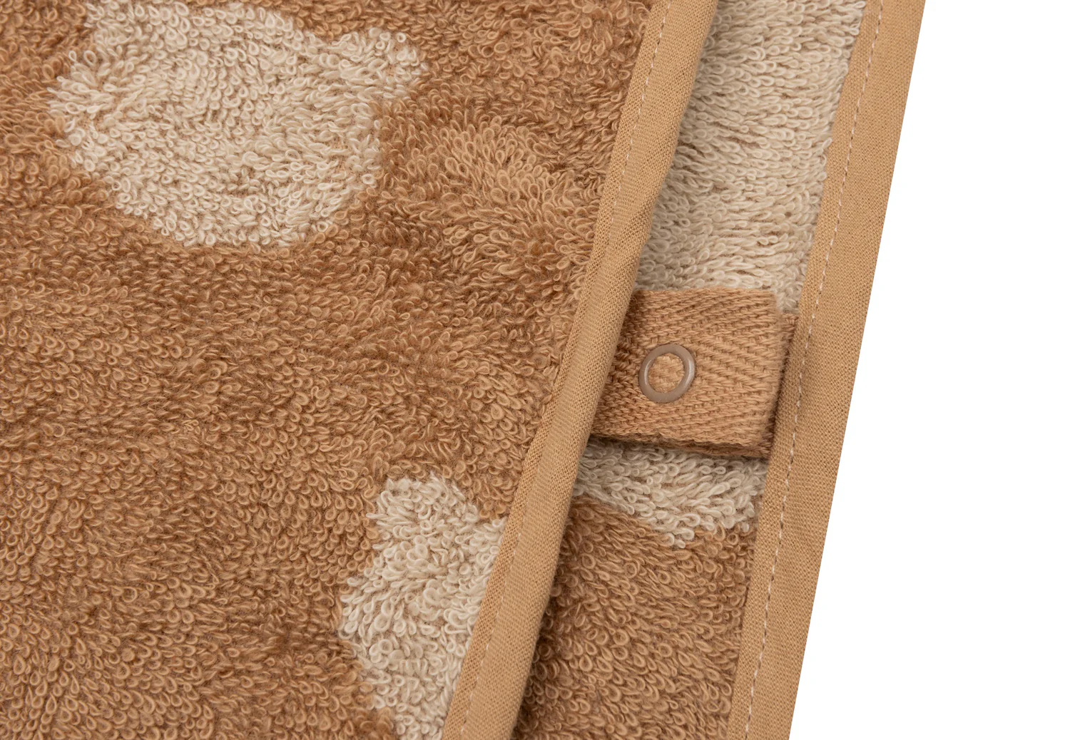 Poncho de bain éponge jacquard Oeko-Tex réversible l (1-4 ans) l Teddy Bear – Image 5