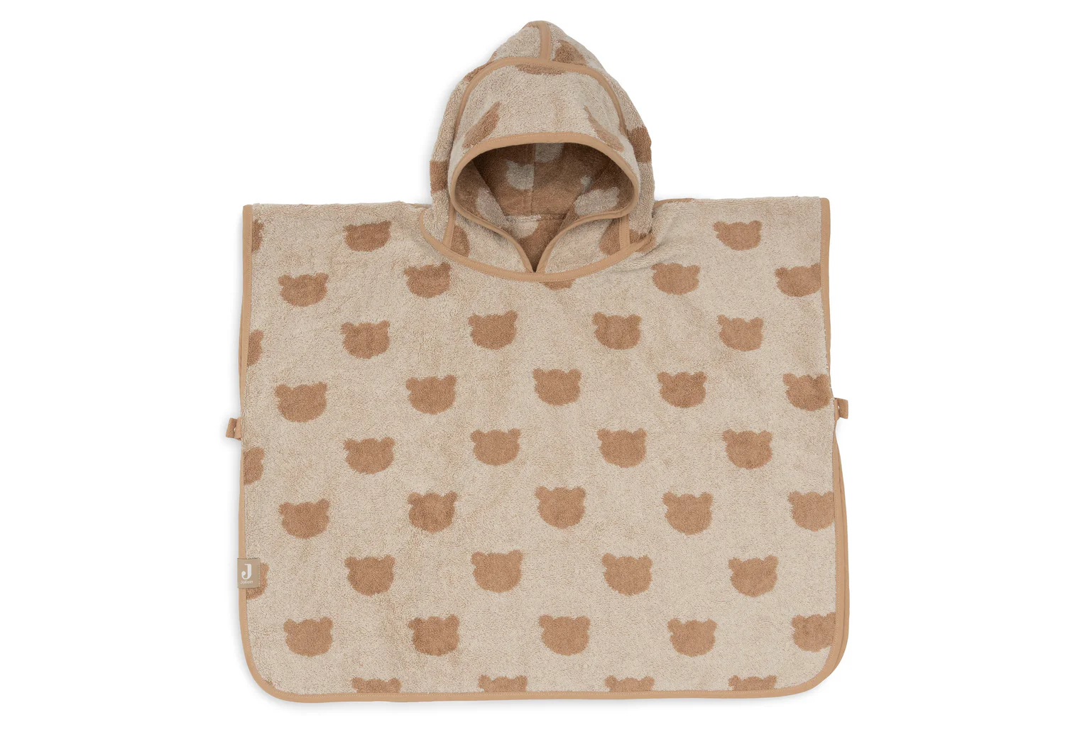 Poncho de bain éponge jacquard Oeko-Tex réversible l (1-4 ans) l Teddy Bear – Image 6
