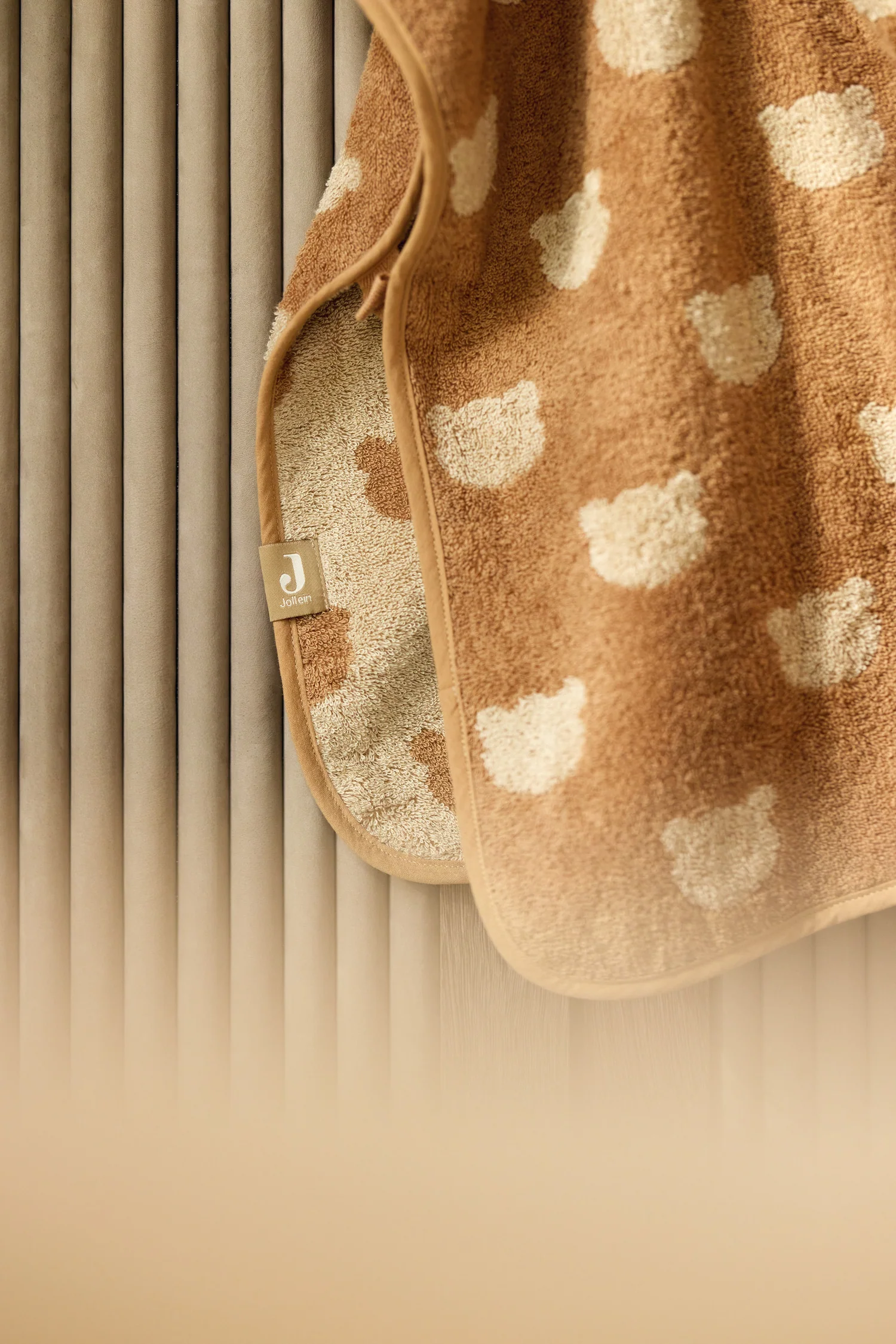 Poncho de bain éponge jacquard Oeko-Tex réversible l (1-4 ans) l Teddy Bear