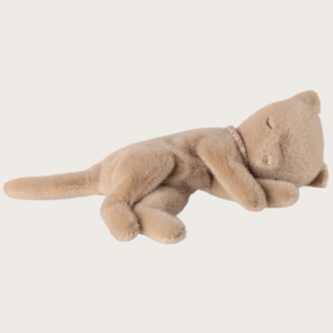 Peluche chaton doux l Small l Crème pèche