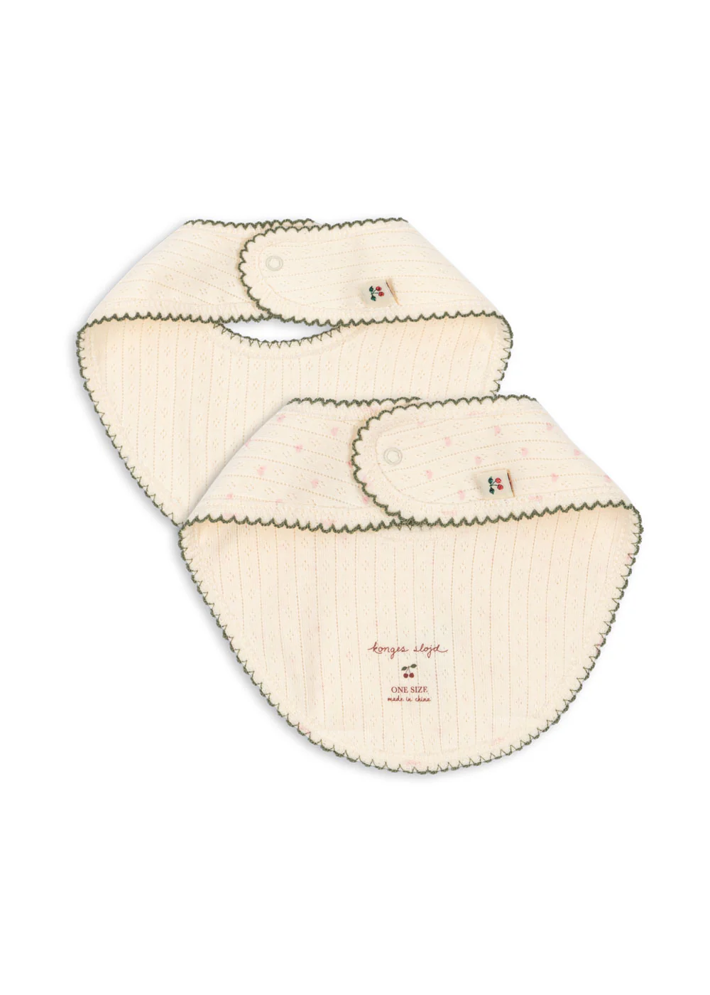 Bavoir Bandana en coton bio l Lot de 2 l Minnie – Image 2