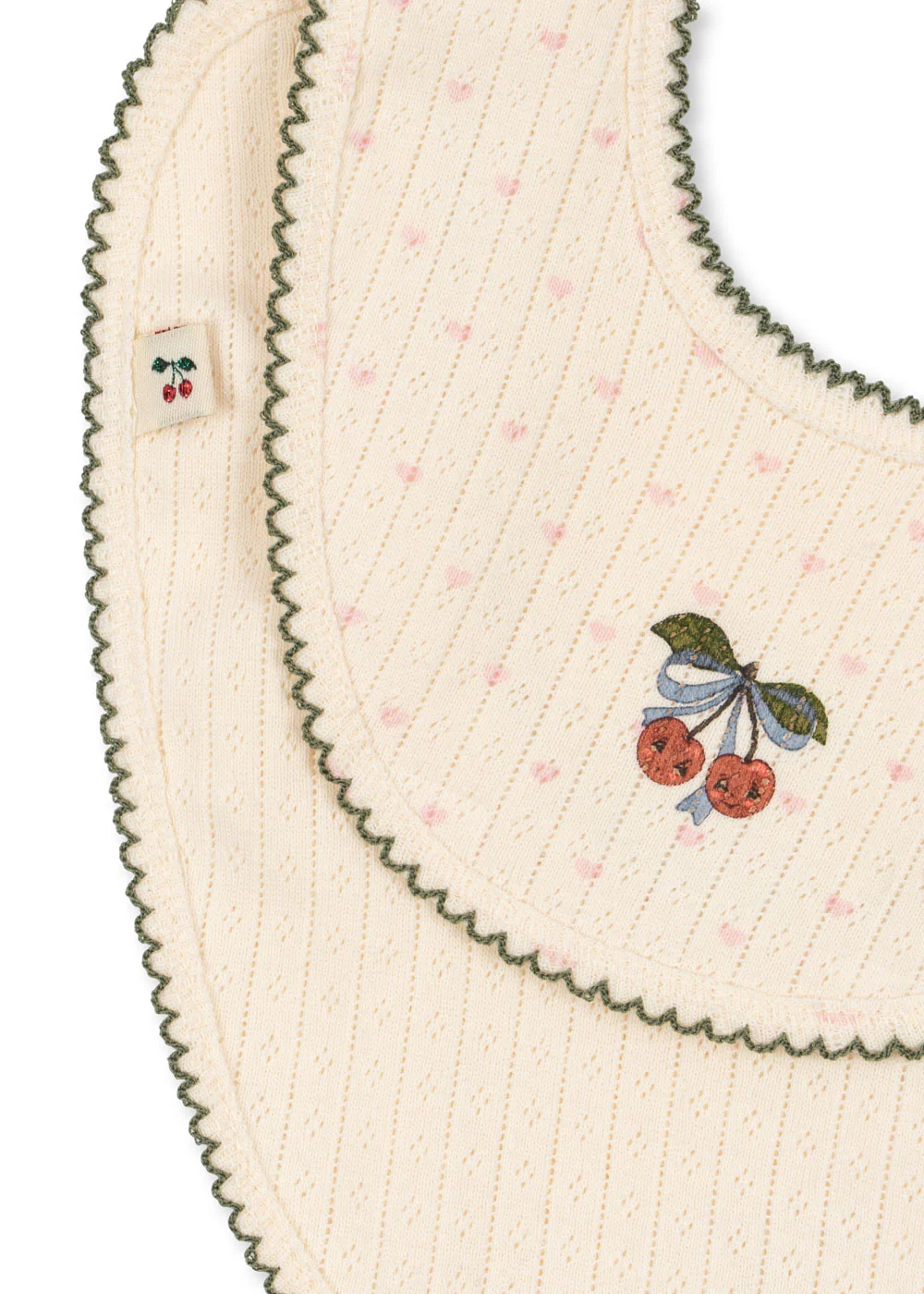 Bavoir Bandana en coton bio l Lot de 2 l Minnie