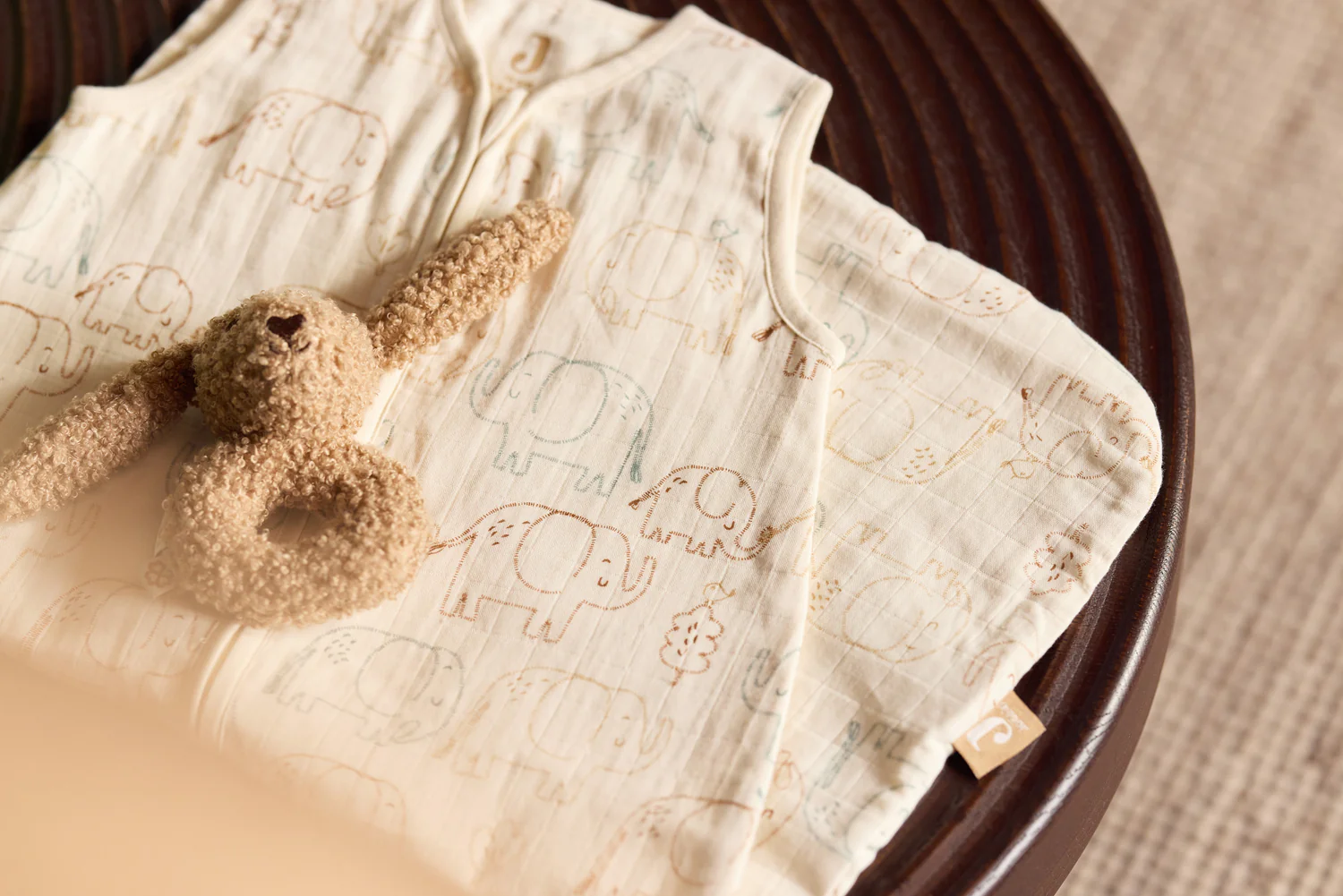 Gigoteuse en gaze de coton l 110cm l Elephant tales