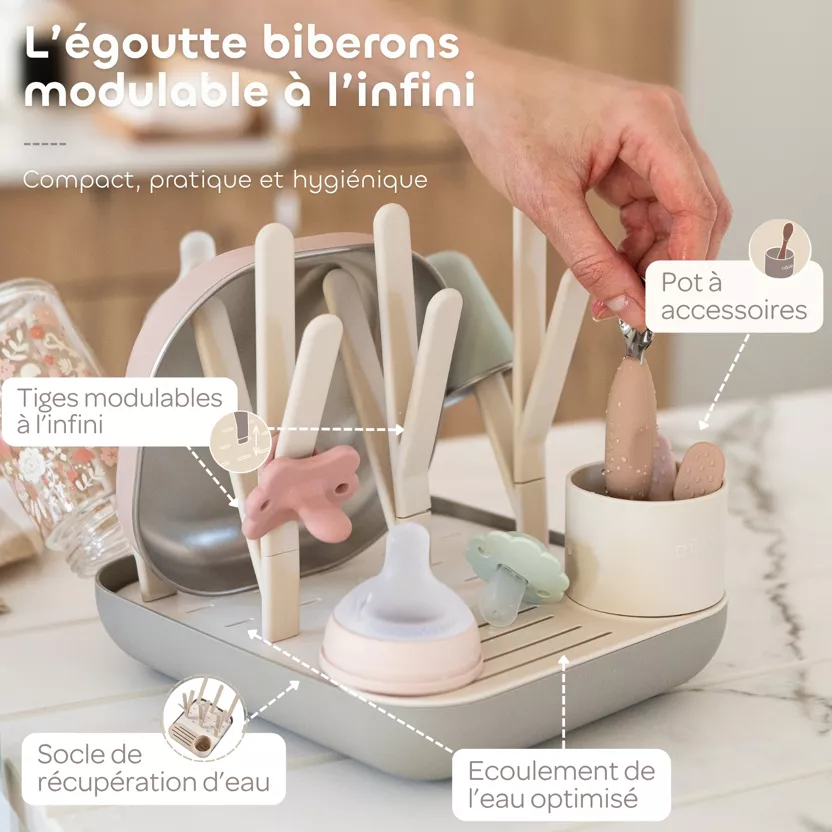 Egoutte biberons Forêt l Terre d'argile – Image 4