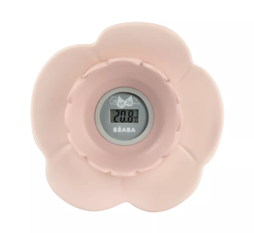Thermomètre de bain l Lotus l Vieux rose