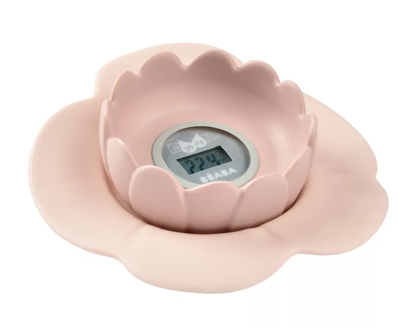 Thermomètre de bain l Lotus l Vieux rose