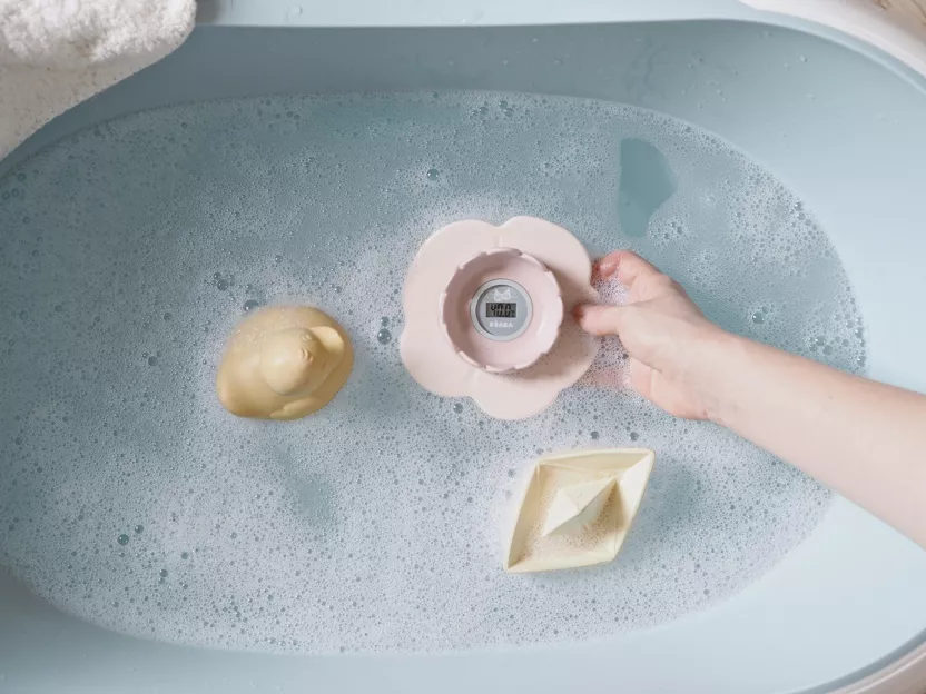 Thermomètre de bain l Lotus l Vieux rose – Image 4