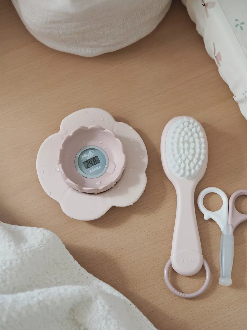 Thermomètre de bain l Lotus l Vieux rose – Image 2