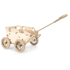 Chariot poussette vintage en coton bio l Lemon