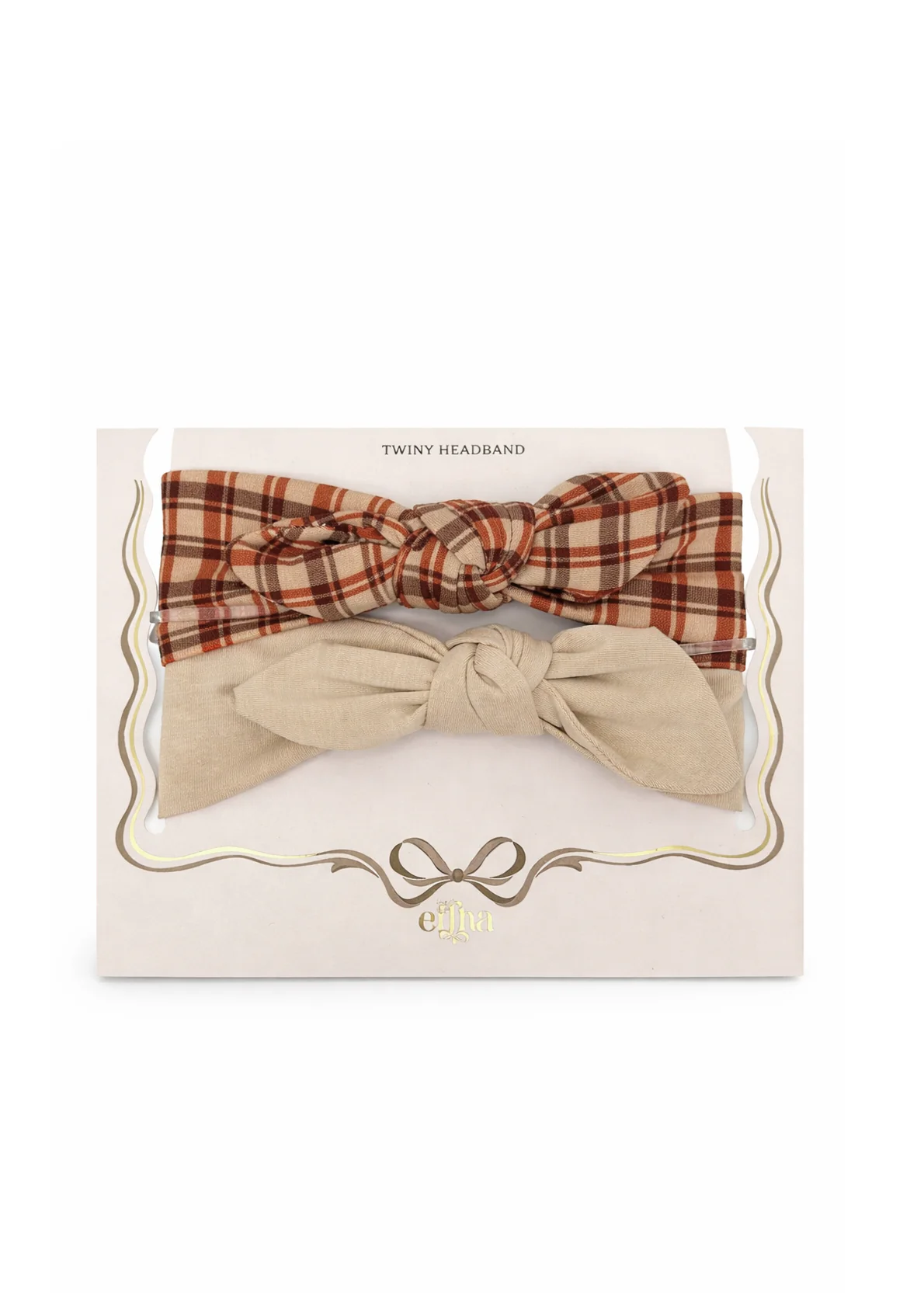 Headband bébé handmade | Lot de 2 l Miel