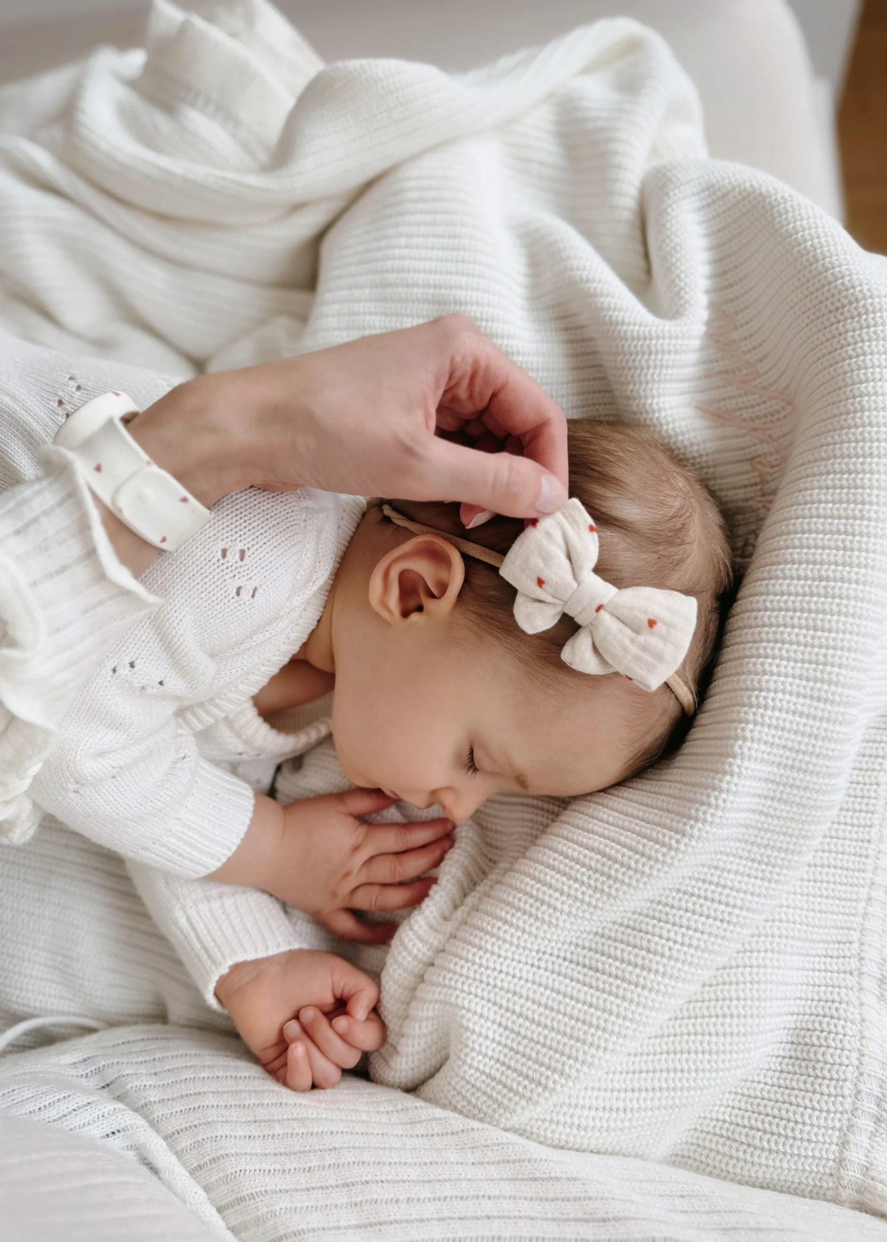 Headband bébé handmade | Tiny hearts
