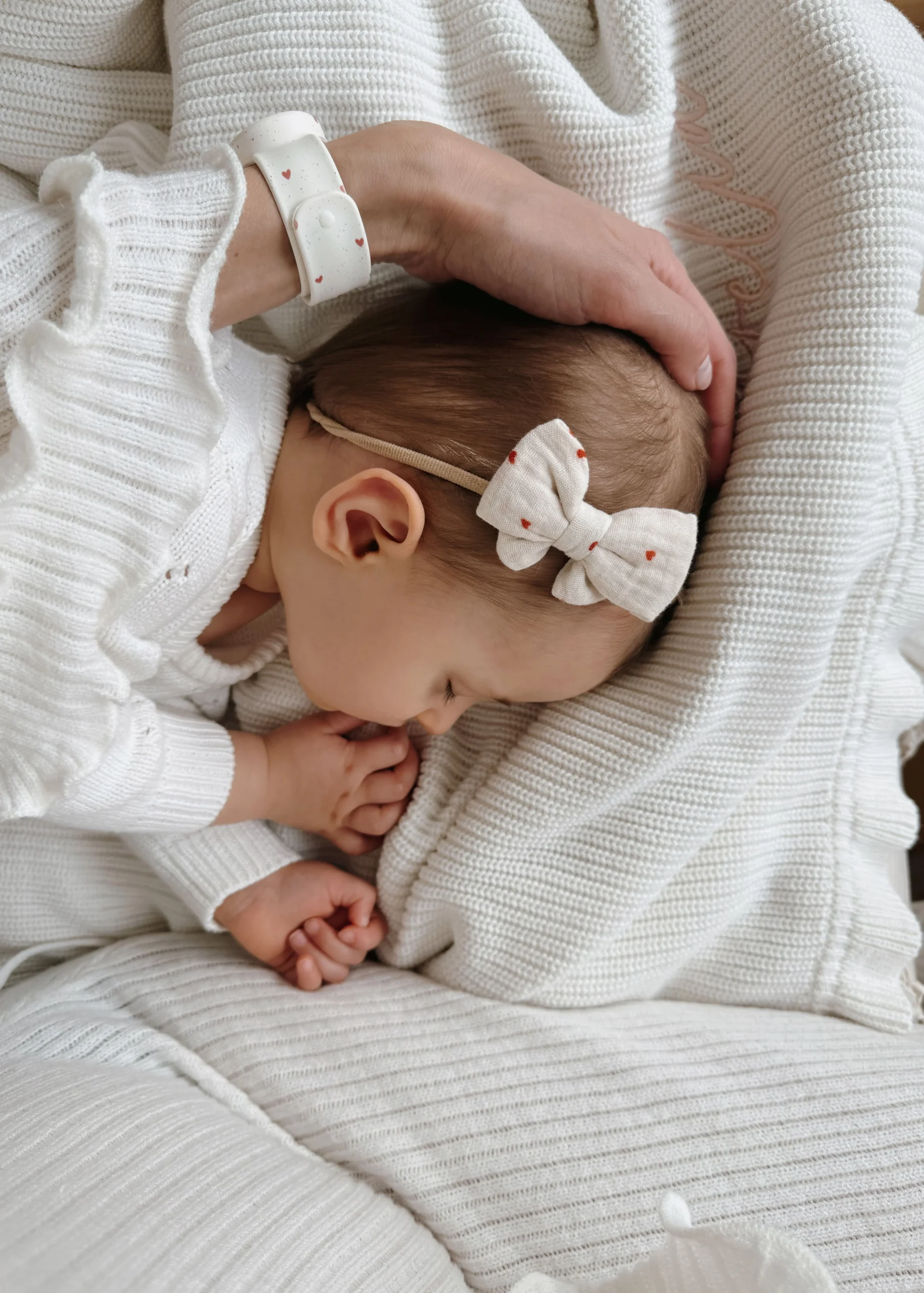 Headband bébé handmade | Tiny hearts