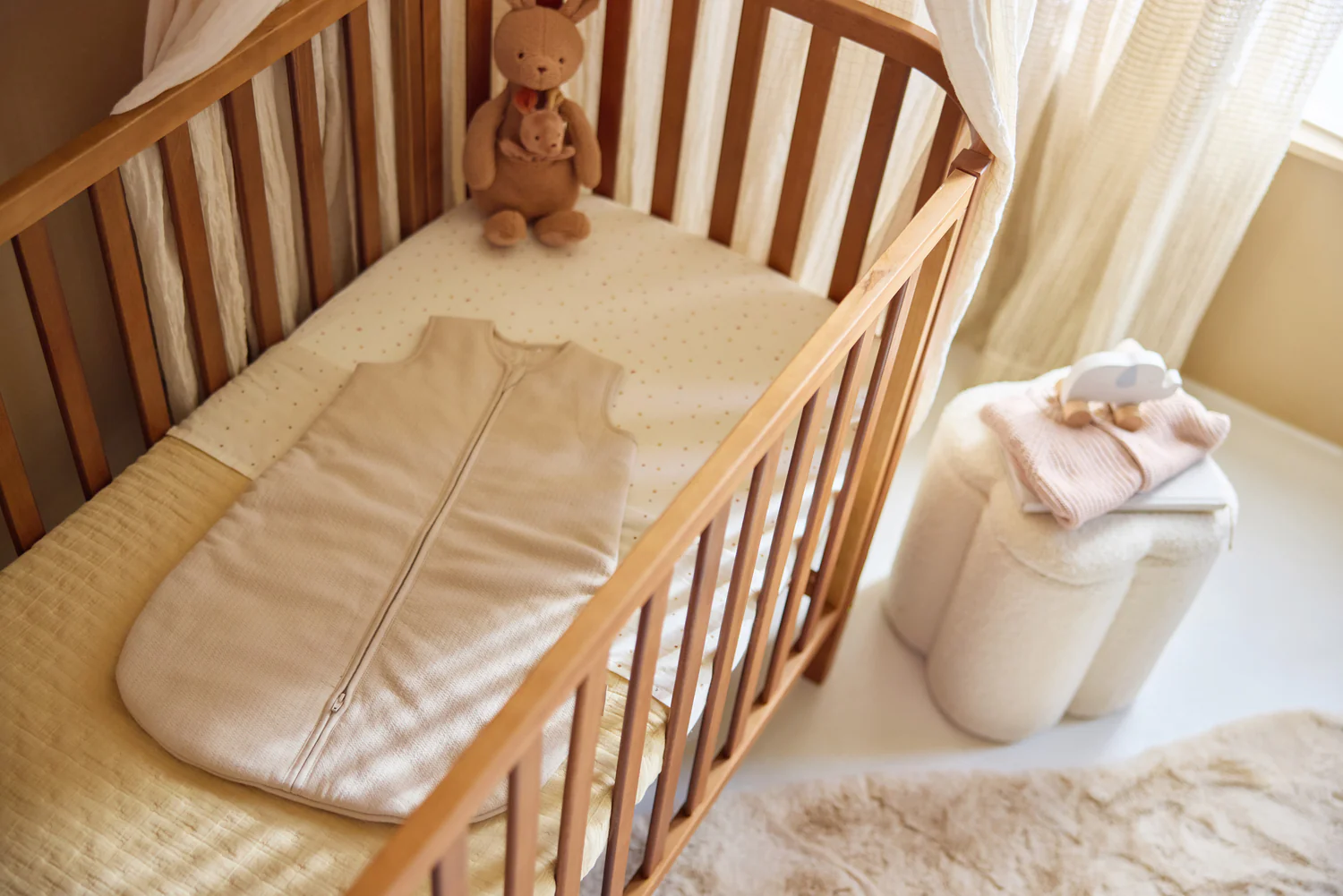 Drap housse en coton jersey bio l Kangaroots l 40x80cm – Image 4