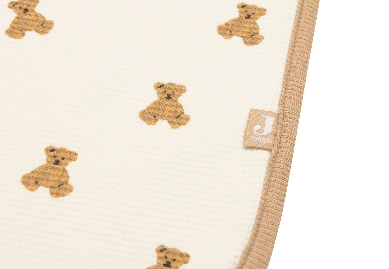 Couverture Berceau coton gaufré bio l 75x100cm l Mini Teddy bear – Image 4