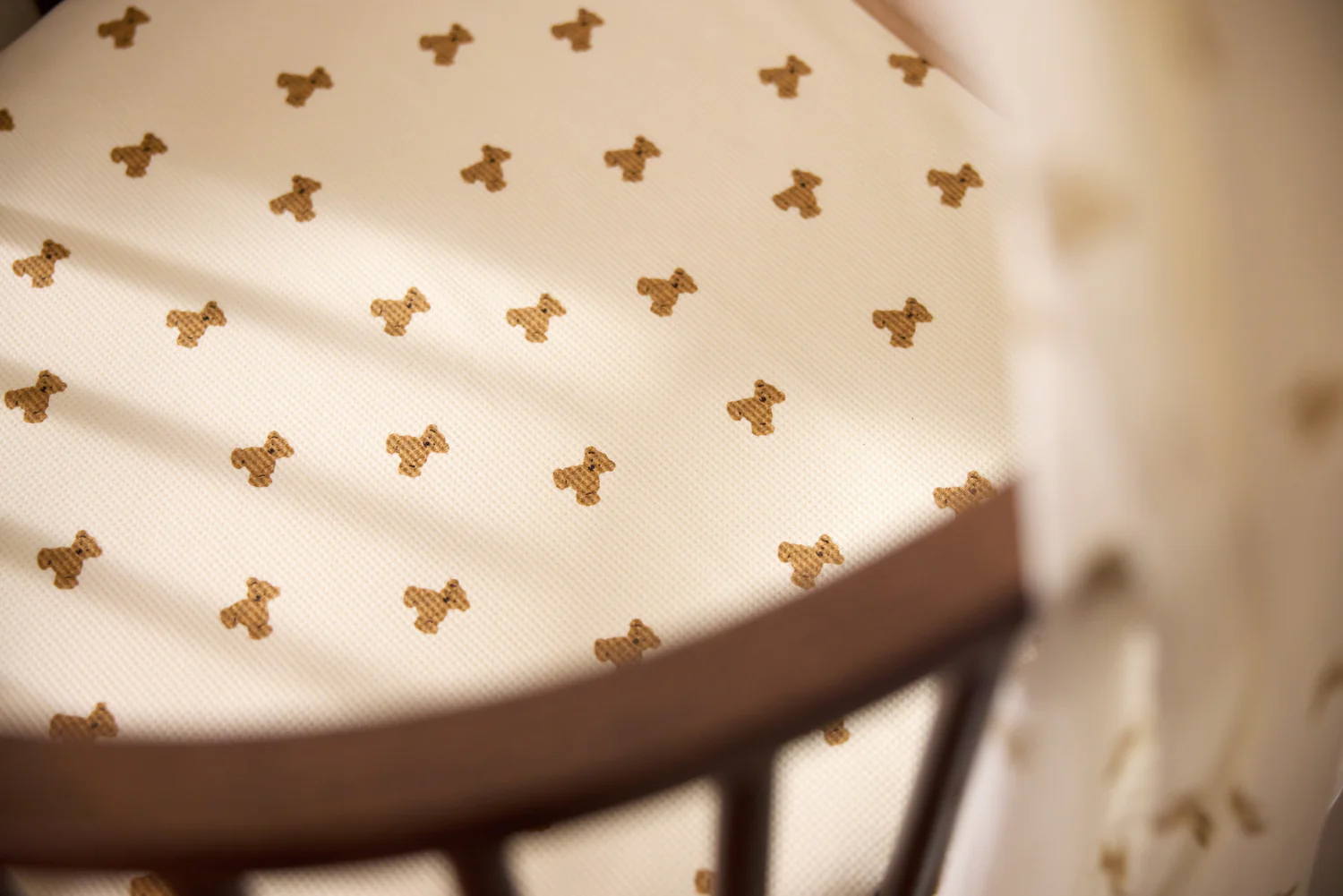 Couverture Berceau coton gaufré bio l 75x100cm l Mini Teddy bear – Image 7