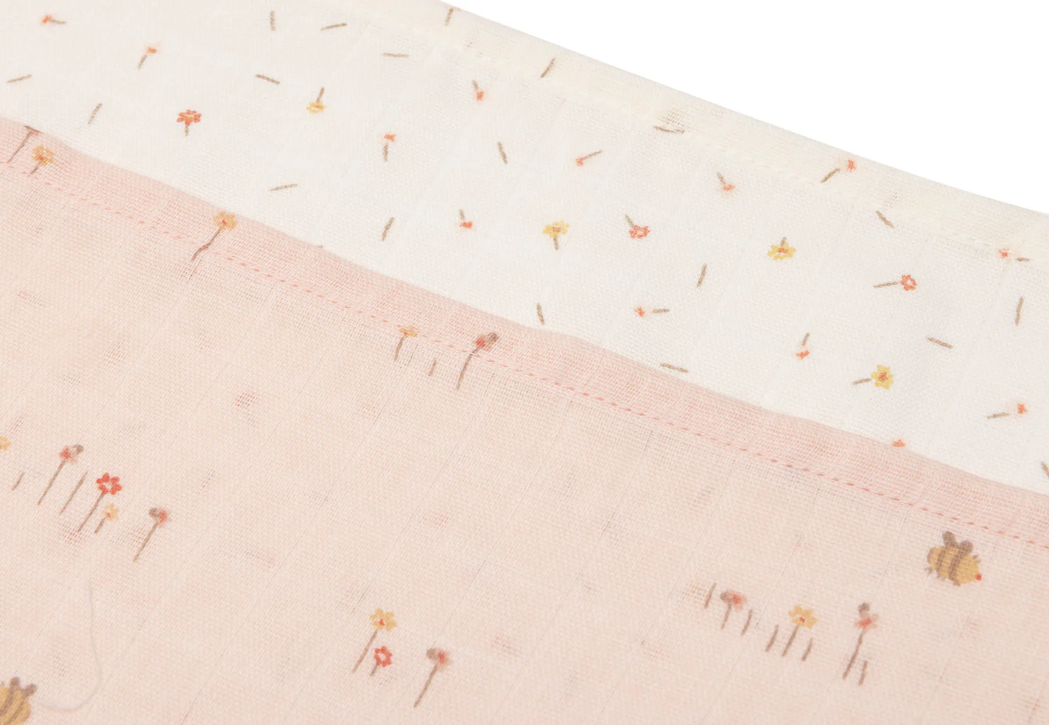 Lot de 3 langes en gaze de coton Oeko-tex l 70 x 70 cm l Pretty Picnic – Image 4