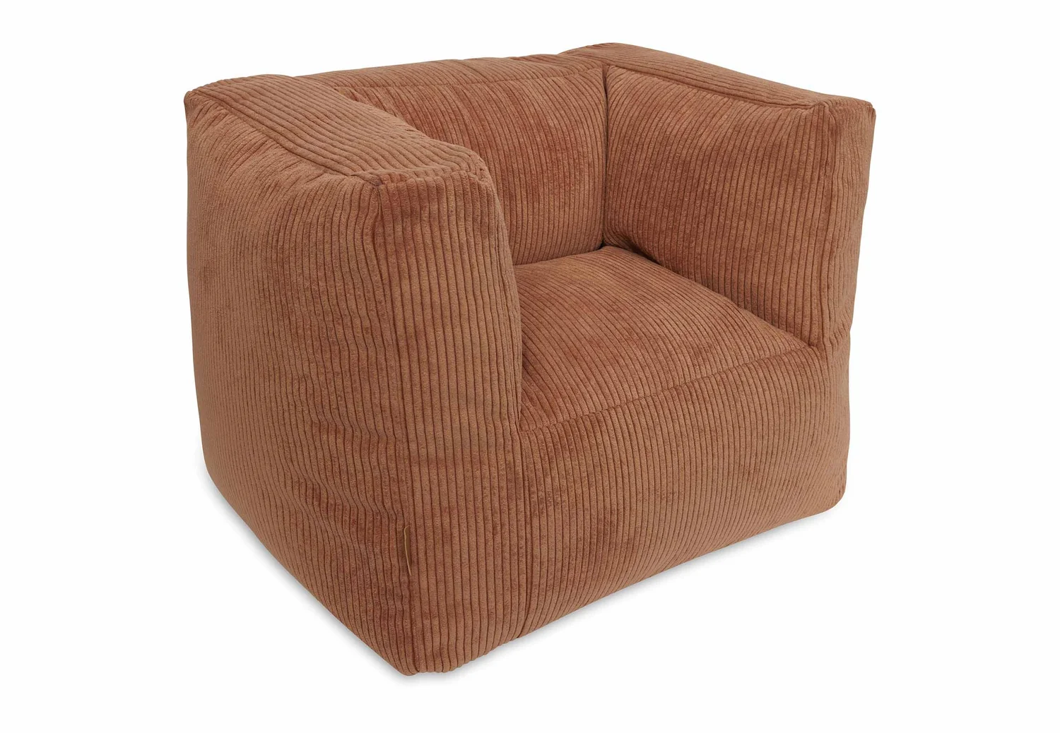 Fauteuil pouf enfant velours l Caramel – Image 2