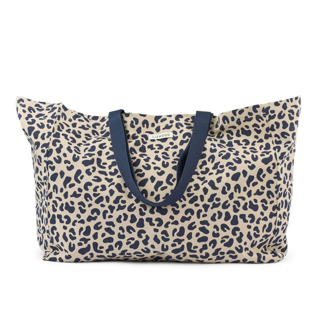 Maxi tote bag en coton bio l Léopard