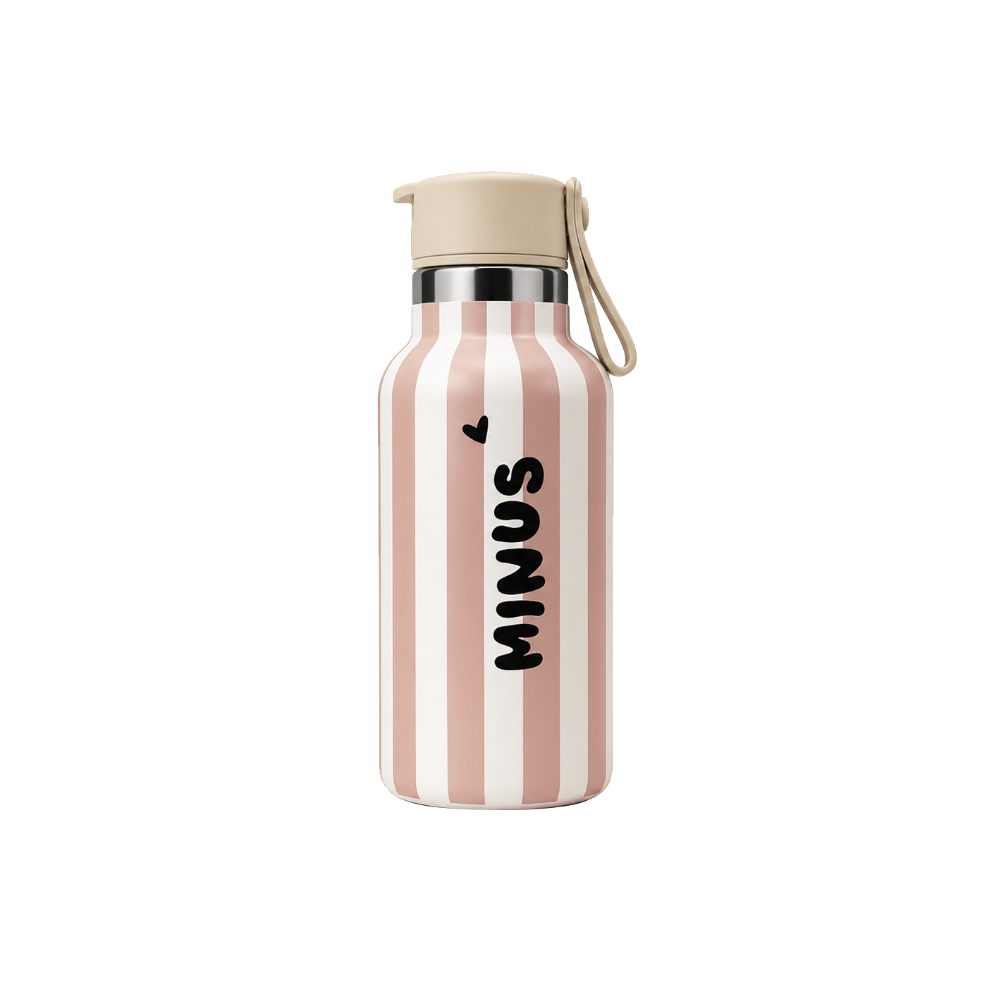 Gourde Isotherme 350 ml l Stripe Rose