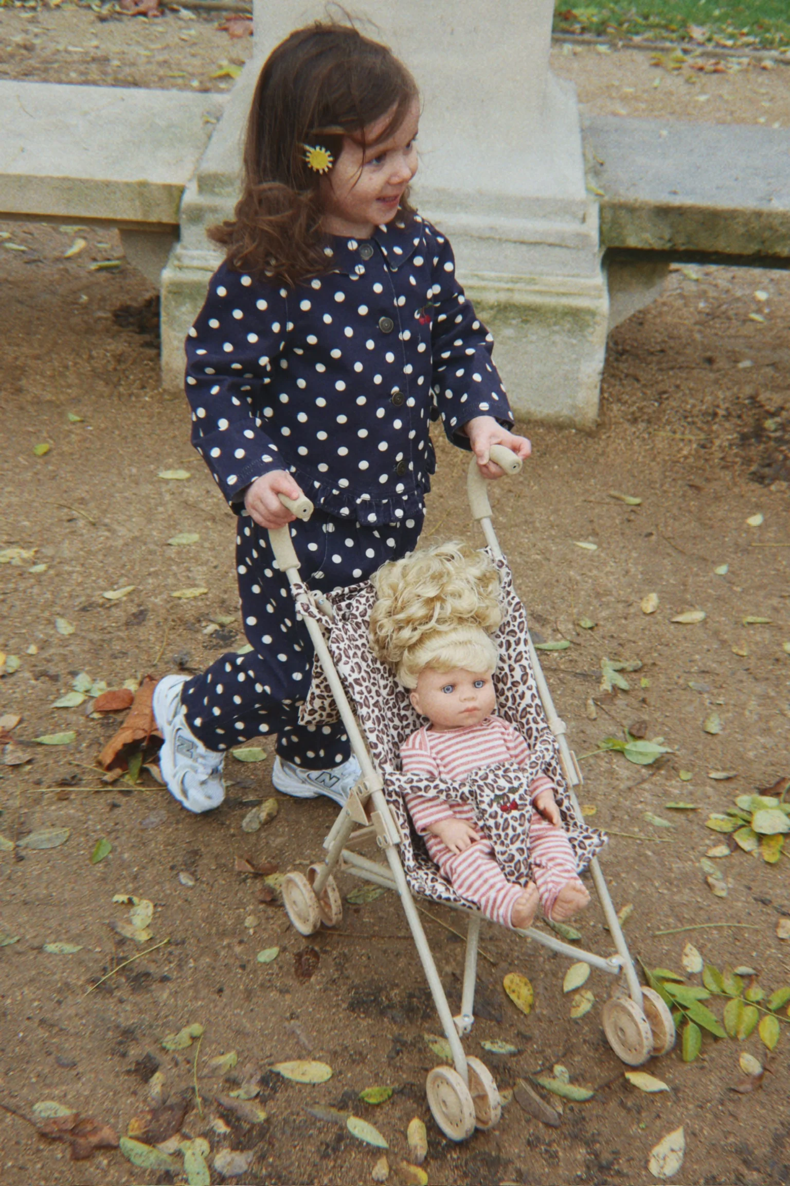 Poussette poupon vintage en coton bio l Leo – Image 3
