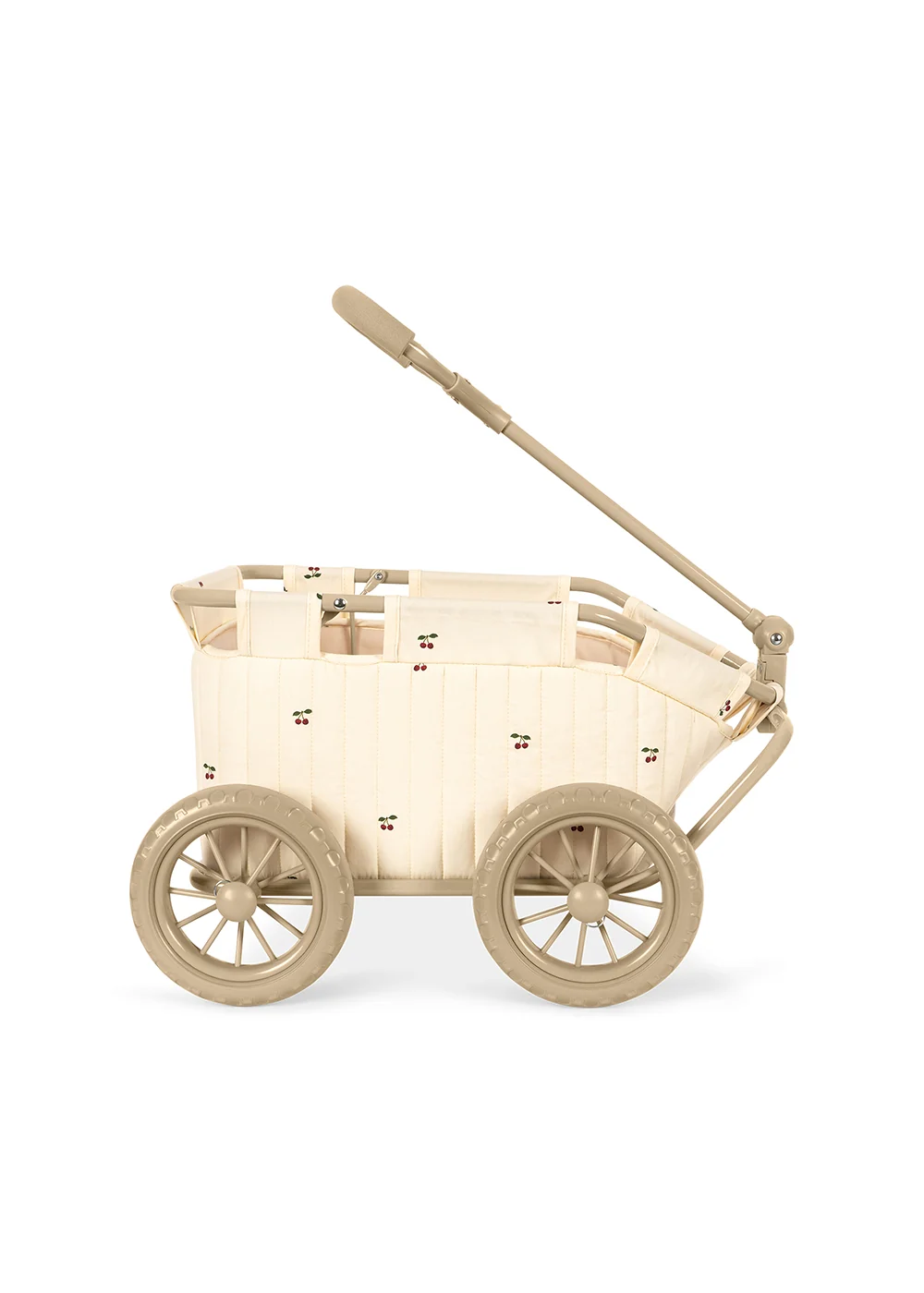Chariot poussette vintage en coton bio l Cherry – Image 3