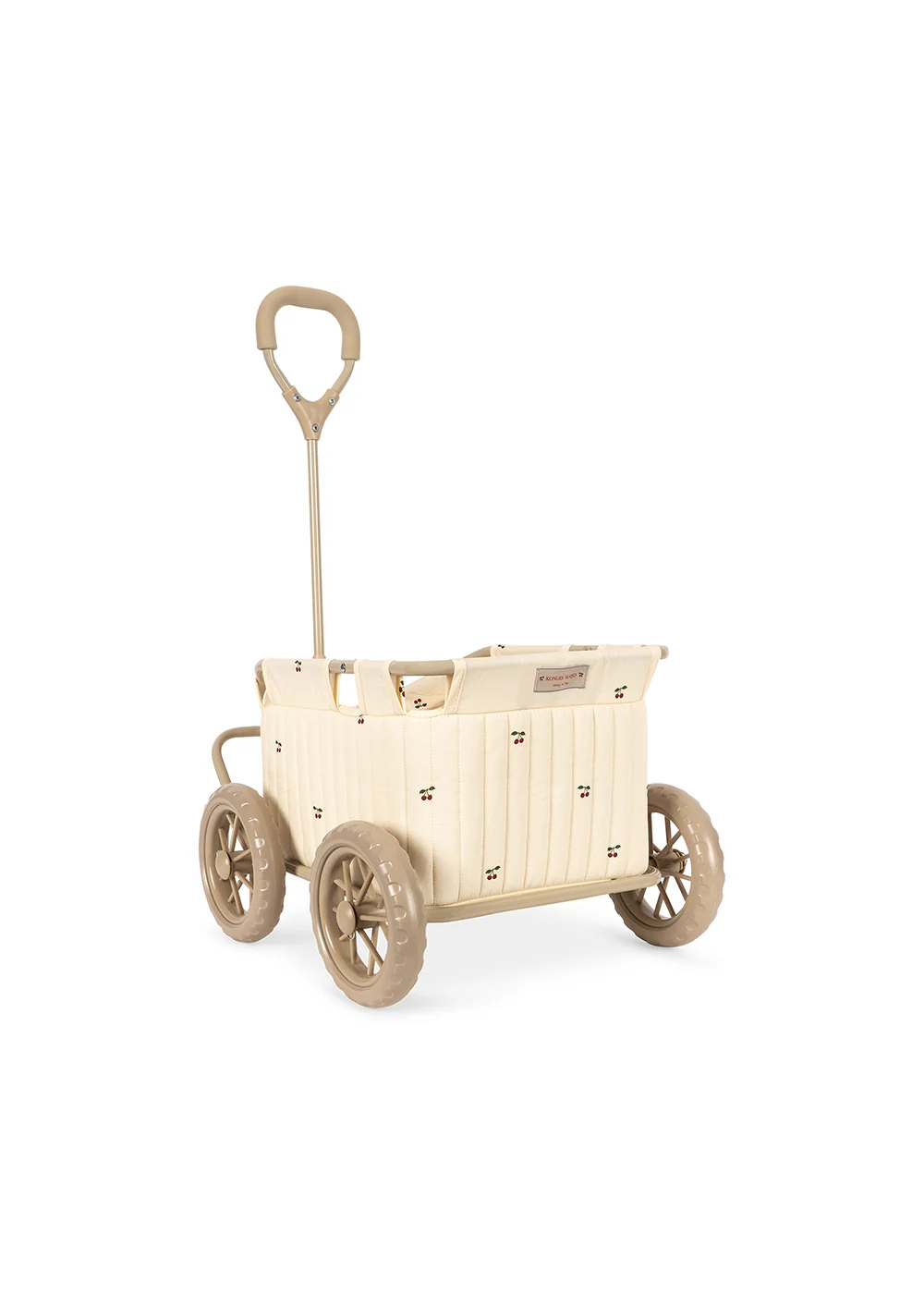 Chariot poussette vintage en coton bio l Cherry – Image 4