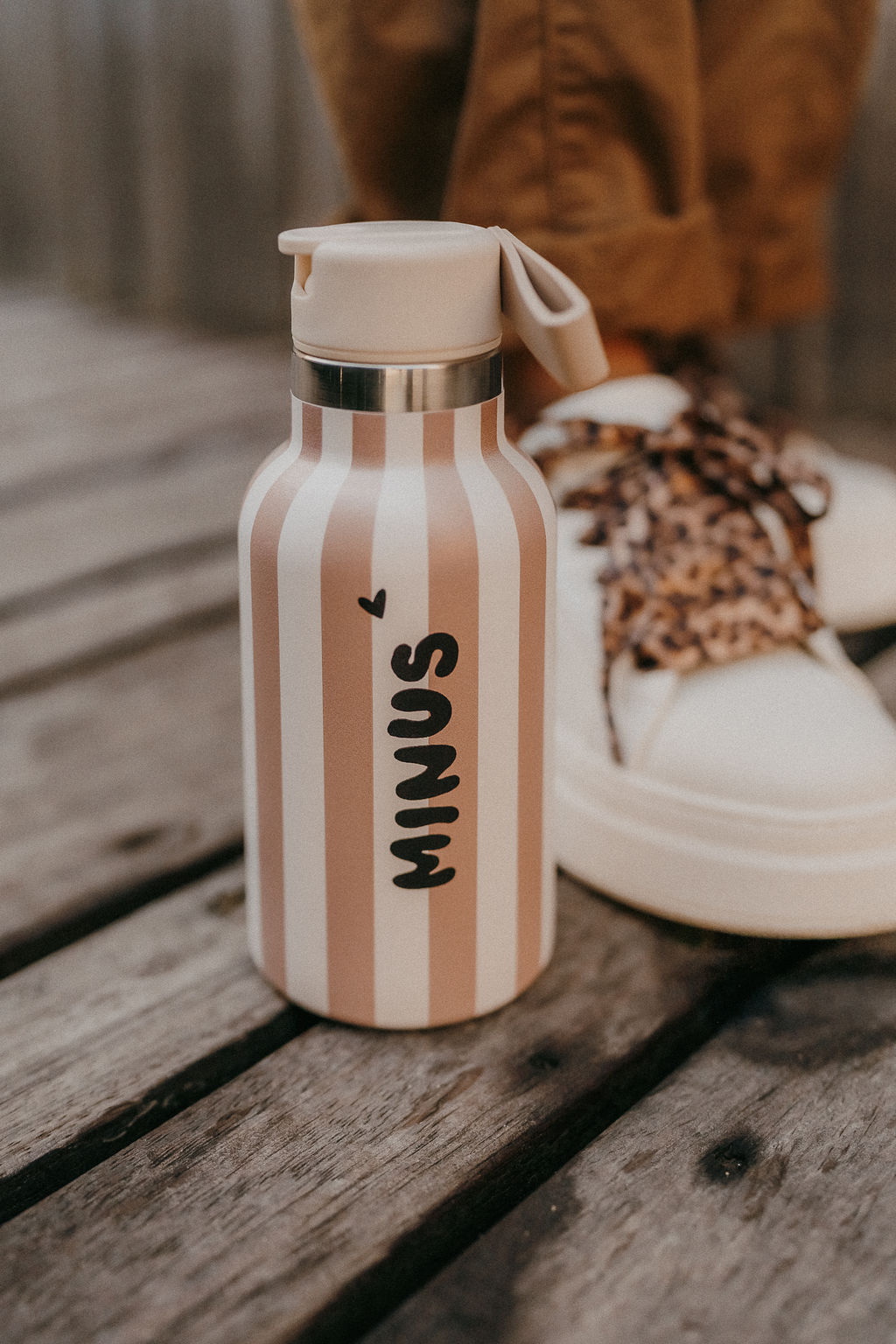 Gourde Isotherme 350 ml l Stripe Rose – Image 6