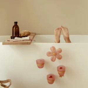 Tasses murales de bain l Rose l Essentials