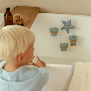 Tasses murales de bain l Bleu l Essentials
