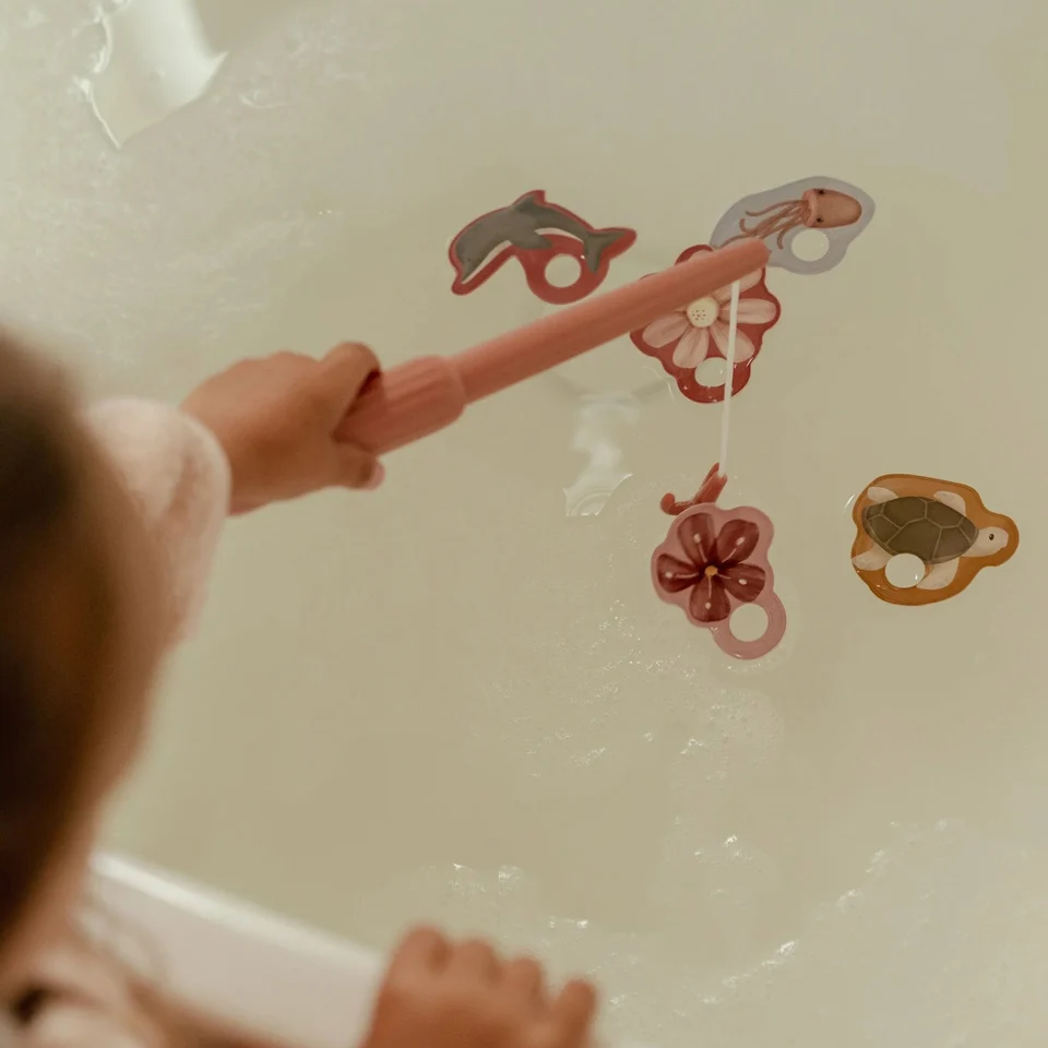 Jeu de pêche au bain l Rose l Essentials
