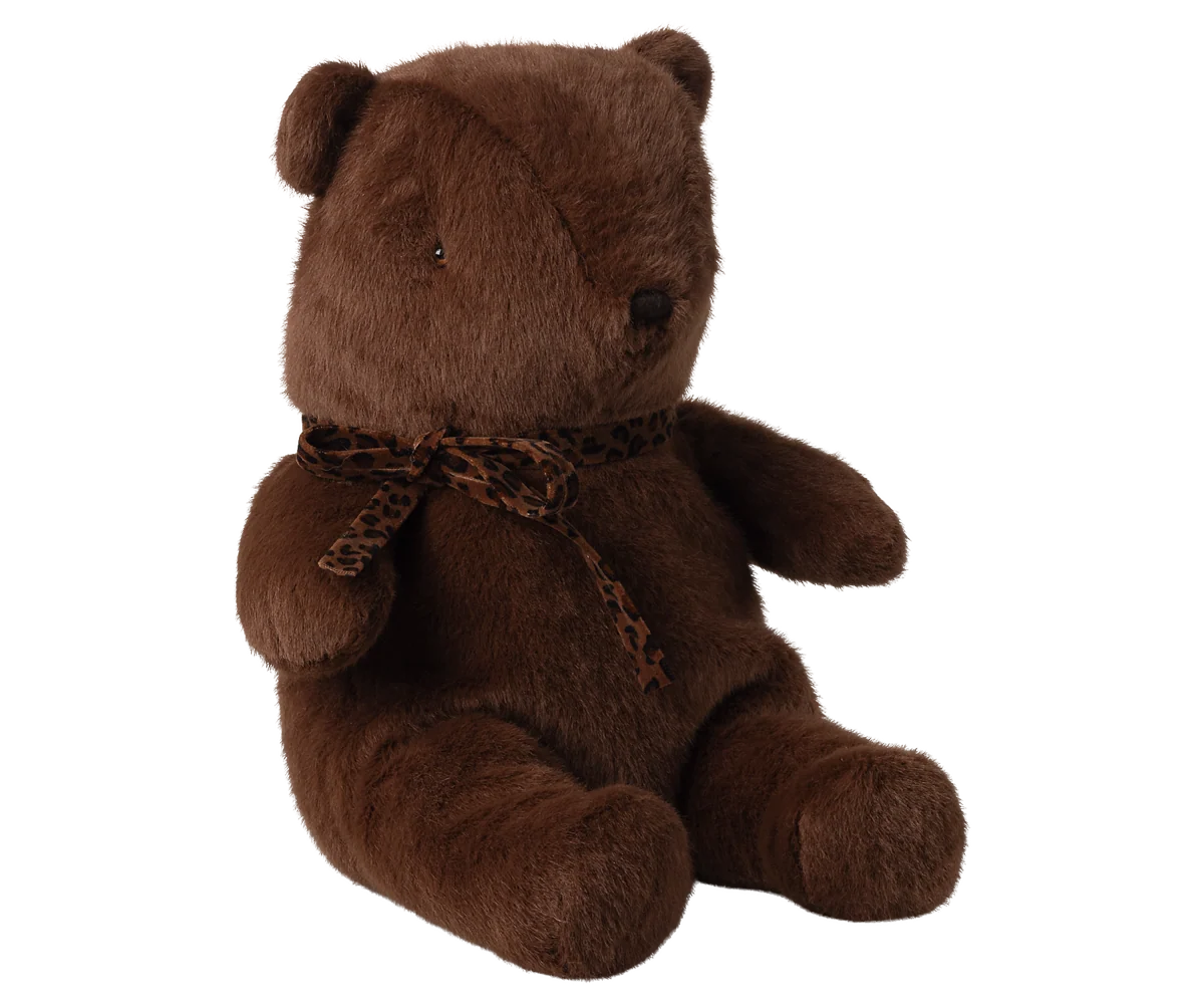 Peluche ours Teddy bear l Medium l Marron chocolat