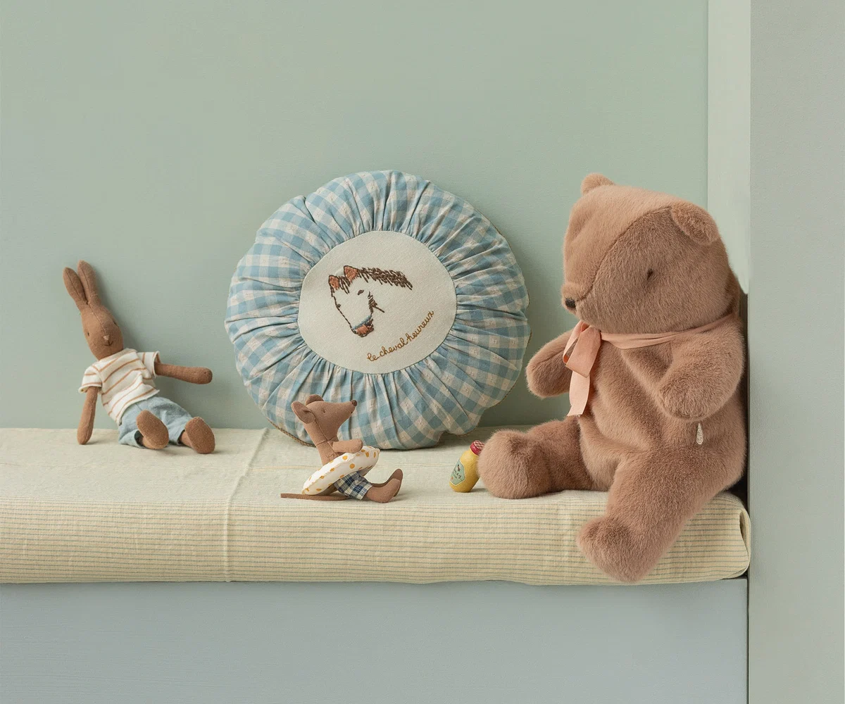 Peluche ours Teddy bear l Medium l Marron clair