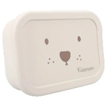 Lunch box compartimentée en silicone l Ourson sable – Image 2