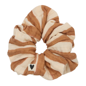 Chouchou gaze de coton handmade l Rayures larges