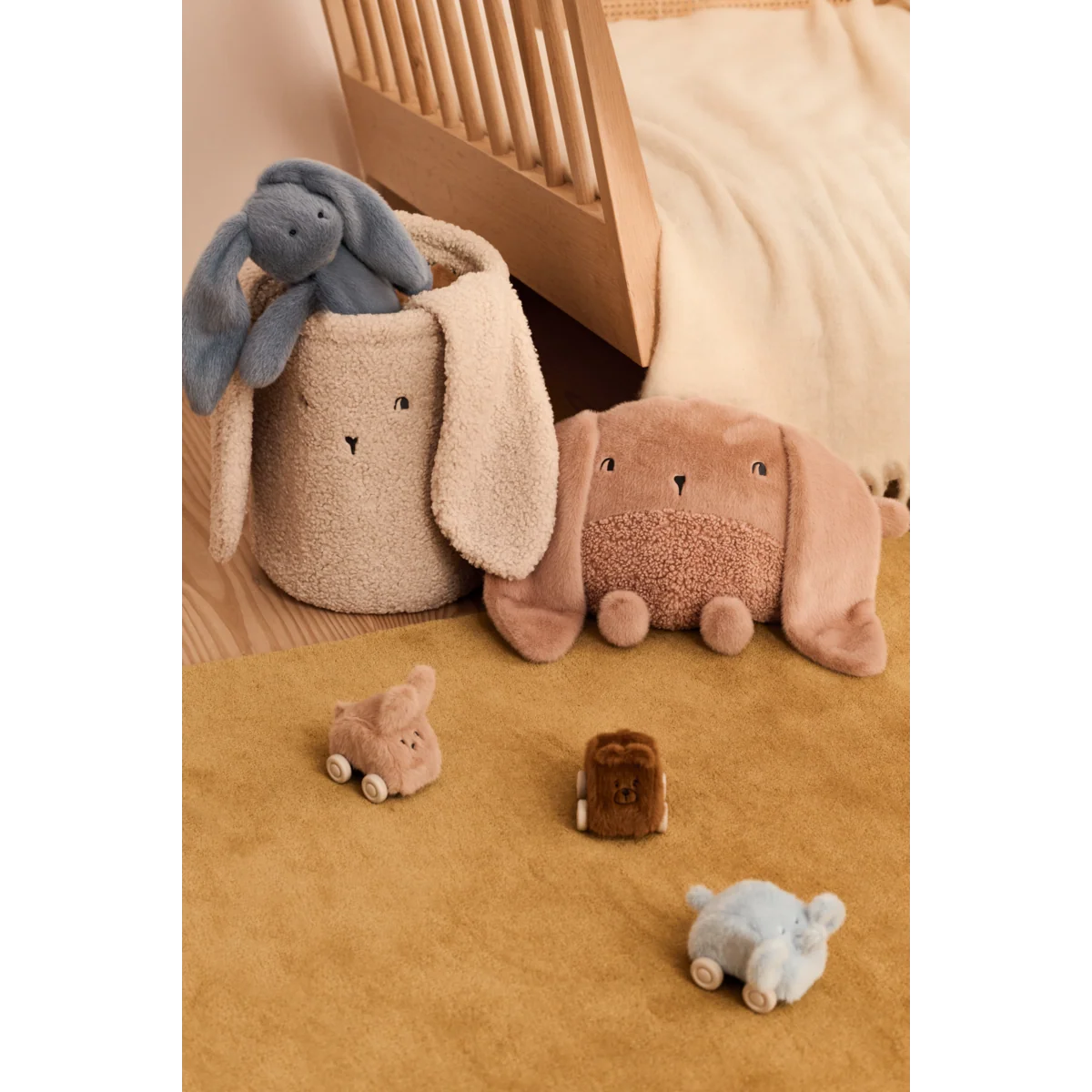 Lot de 3 Voitures en Peluche Ansel Pale Tuscany Mix